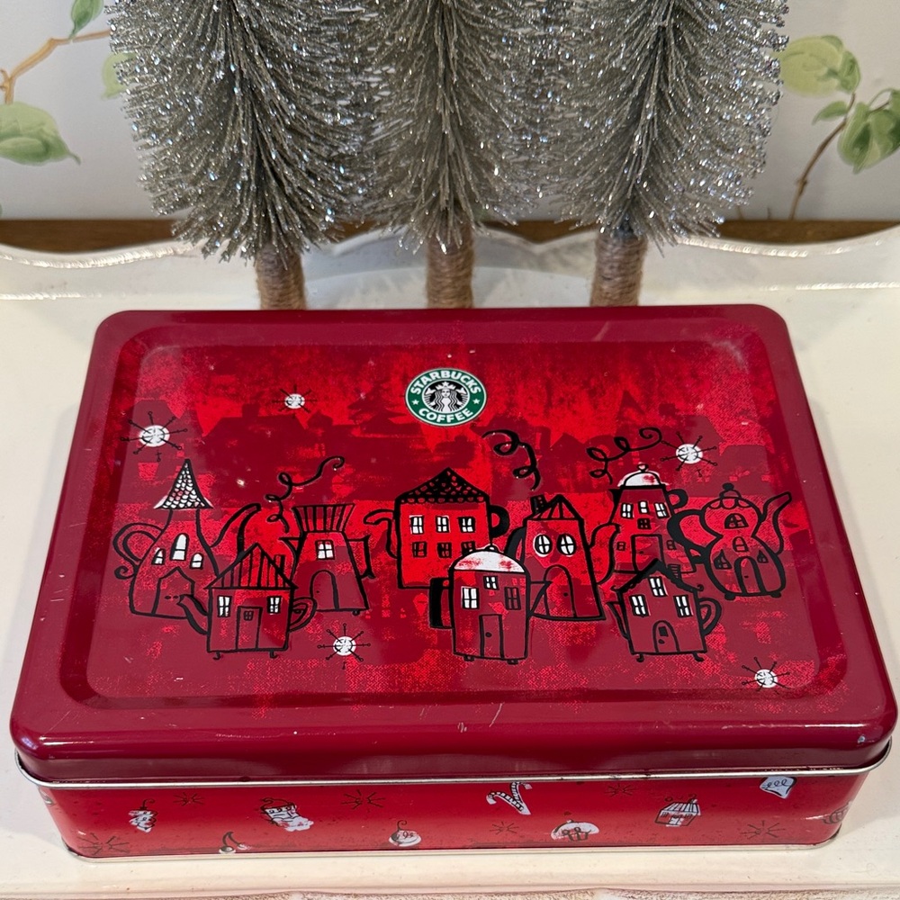Starbucks Y2K Collectible Christmas Cookie Tin